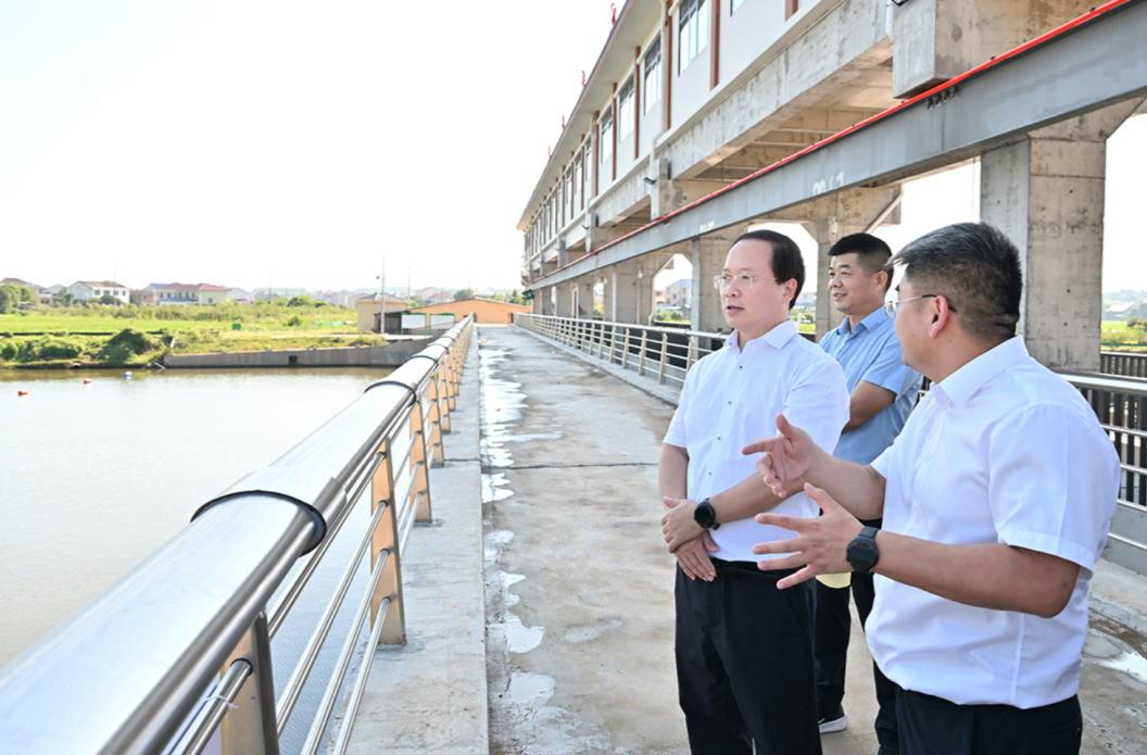 肖正波在北盛镇调研工作